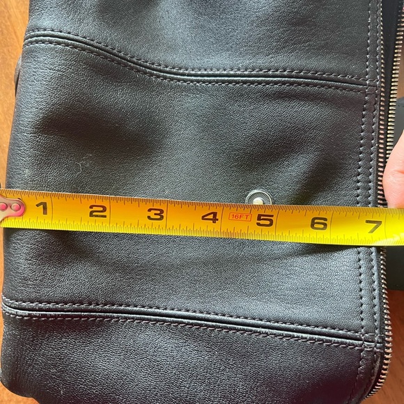 Longchamp backpack tote black LEATHER - Picture 7 of 9